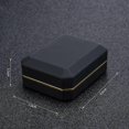 thumbnail image 4 of LED Light Rings Gift Box Display Case for Wedding Engagement Propose with Necklace Pendant Earrings Creative Jewelry Box with LED Light Black, 4 of 5