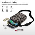 thumbnail image 7 of HELLHERO Adjustable Shoulder Strap Underarm Shoulder Bag for Men, Women Travel Crossbody Sling Bags Polyester 4.33x1.97x7.09 Leopard Print, 7 of 7