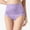 Purple, variant on Bigersell Cotton Seamless Underwear Women Clearance Womens Briefs Underwear Bikini Panty Style P-1919 Spandex Thong Panties Thongs Briefs High Waist Women's Bikini Panties Beige XL