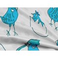 thumbnail image 5 of oneOone Rayon Medium Blue Fabric Kawai Sewing Craft Projects Fabric Prints By Yard 56 Inch Wide, 5 of 5