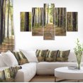 thumbnail image 1 of Chemin en Forêt de Pins d'Automne - Art Moderne sur Toile, 1 of 3