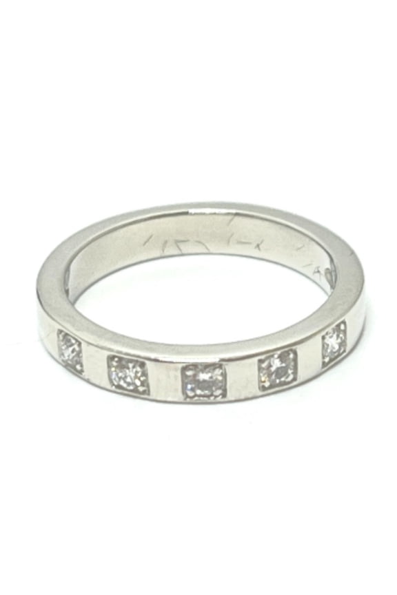 Pre-Owned BVLGARI Bvlgari Jewelry Accessories "Marry Me" 5P Diamond Platinum Ring,... (Good)