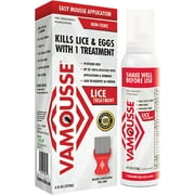 Vamousse Lice Treatment Easy Mousse Application 6 oz (Pack of 3)