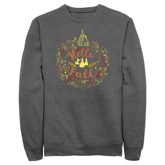 Men's Disney Princess Silhouettes Hello Fall Sweatshirt