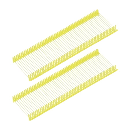 Uxcell 2000pcs Standard Tagging Gun Fasteners 25mm Tagging Barbs Pins PP Plastic Tag for Price Tagging Gun Yellow