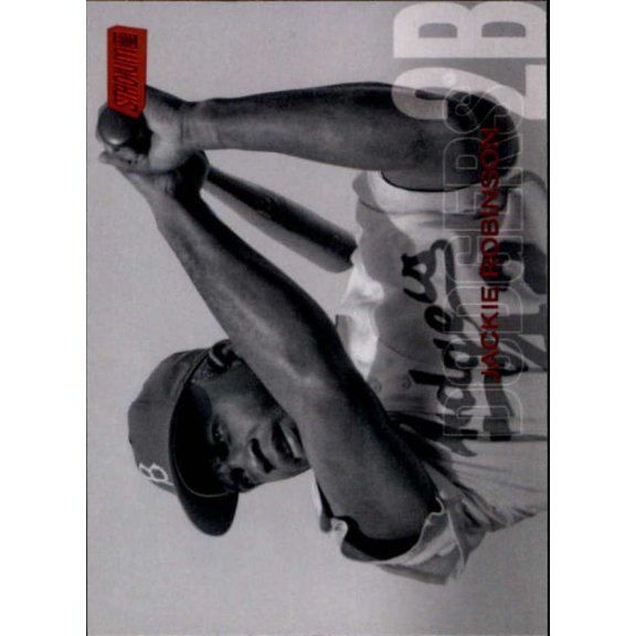 Collectible 2018 Stadium Club Red Foil #200 Jackie Robinson Dodgers MLB Baseball Trading Card