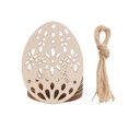 thumbnail image 2 of Fiudx Colgantes de Madera de Pascua, Artesanía de Madera Tallada, Perfectos para Decorar Fiestas y Bodas, Ideales para El Hogar y Restaurantes, Celebraciones Navideñas, Tamaño 8 X 6 Cm, Juego de 20 P, 2 of 2