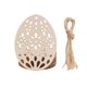 thumbnail image 2 of Xihbxyly Colgantes de Madera de Pascua, Artesanía de Madera Tallada, Perfectos para Decorar Fiestas y Bodas, Ideales para El Hogar y Restaurantes, Celebraciones Navideñas, Tamaño 8 X 6 Cm, Juego de 2, 2 of 2