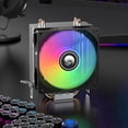 thumbnail image 2 of 2X Radiador de Aire de Refrigeración por Doble Tubo de A200 Radiador de CPU Silencioso Multiplataforma Enfriador de CPU con Ventilador Silencioso RGB de 92 mm, 2 of 5