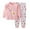 Light Pink, variant on 12M-12Y Kids Pajamas Junior Boys Girls Animal Truck Rabbit Character 100% Cotton Set (Pink, 3-4 Years)