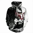 thumbnail image 3 of Venom 3d digital print hooded pullover hoodie, 3 of 9