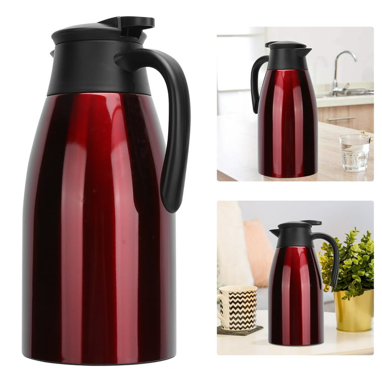 ACOUTO Thermal Jug For Hot Drinks, Thermal Carafe Vacuum Insulated Jug, For  Coffee Milk Tea Beverages Vacuum Insulated Coffee Pot Home Office Travel 