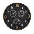 thumbnail image 1 of IMAX 64501 Horloge Murale Clark&44; Noir, 1 of 1