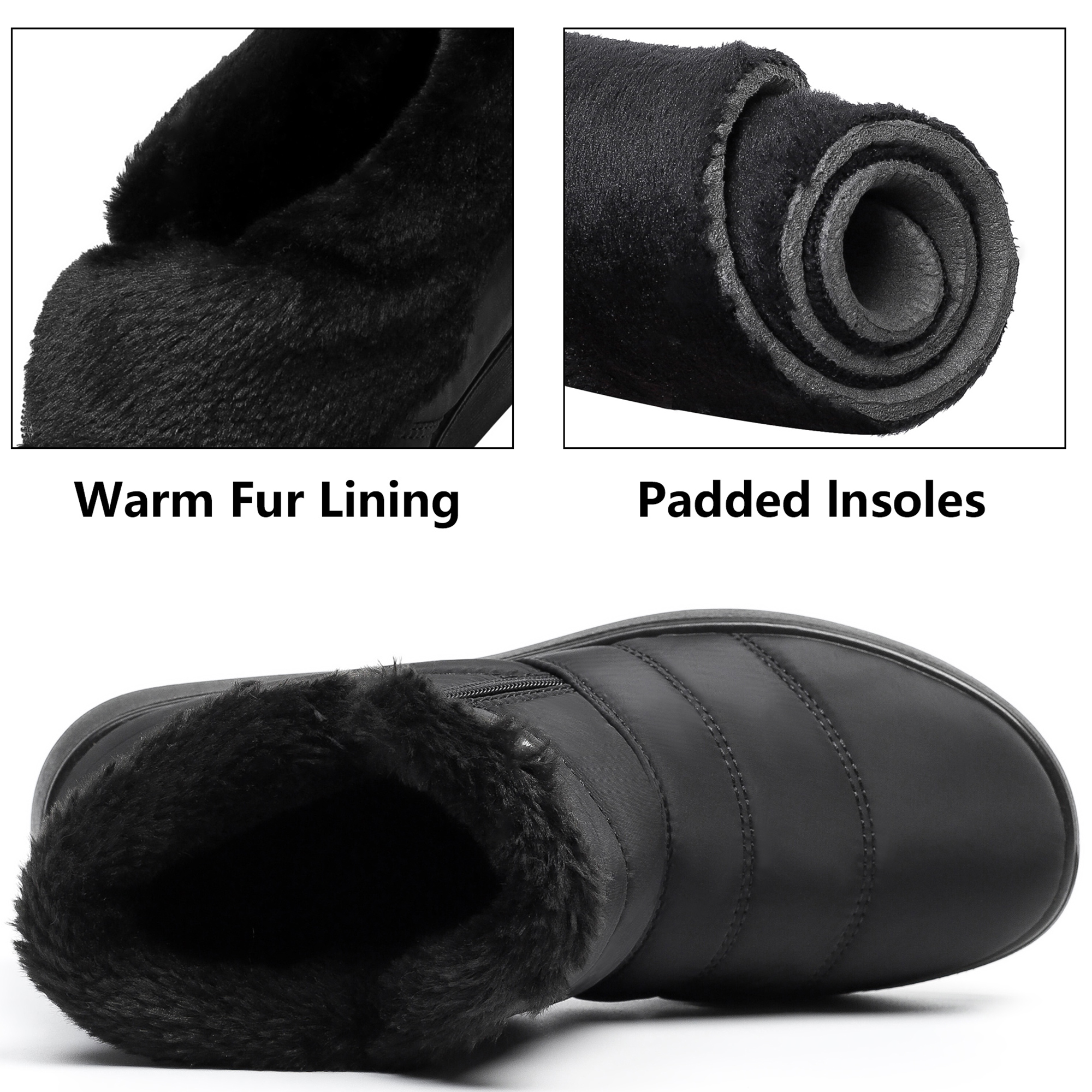 Northblanc Women's Waterproof Winter Snow Boots photo 4