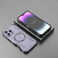 thumbnail image 4 of Designed for iPhone 16e Magnetic Phone Case,Compatible with Mag-Safe,Military-Grade Protection,Heavy Duty Shockproof Anti-fall Tough Rugged Dropproof Phone Case for iPhone 16e,Purple, 4 of 10