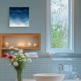 thumbnail image 5 of Canvas Print Wall Art Oil Paintings Abstract Marine Blue Gradient Art Picture Prints Artwork for Living Room Kitchen Bathroom Bedroom,Stretched and Framed Ready to Hang,Ocean Spray Wave Stripe, 5 of 9