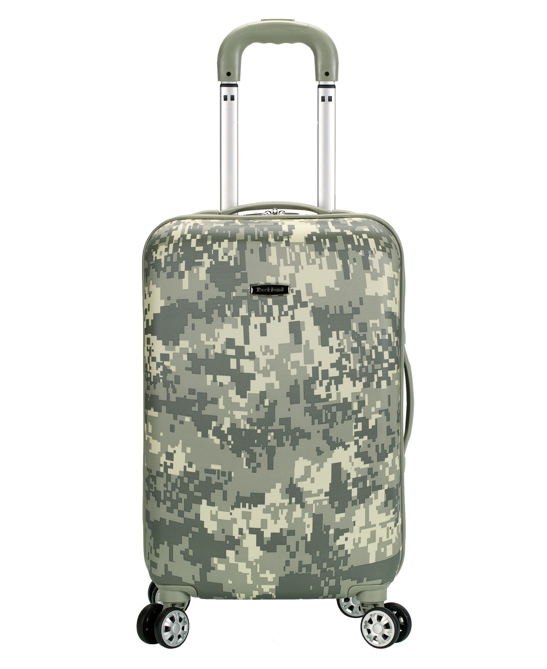 Nuki 020020 Front Accessible Luggage Lightweight Spinner, Camouflage  Green - 20 in. - Walmart.com