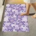 thumbnail image 2 of Coolnut Sea Turtle High Absorbent U-Shaped Contour Toilet Rugs Machine Washable,24"x20", 2 of 7