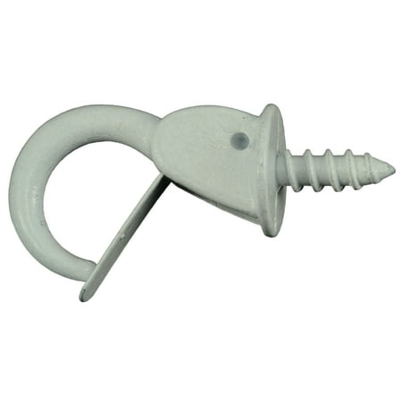 

7/8 White Plastic Safety Cup Hooks
