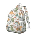 thumbnail image 2 of Cute Dinosaur Pattern Backpack for School,Cute School Bag,Schoolbag with Adjustable Shoulder Straps & Padded Back,13.4"x11"x4.7", 2 of 6