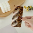 thumbnail image 4 of Hovmgk Hair Comb, Retro Hairdressing Comb for Men & Women, Fine Tooth Detangling Comb, Smooths Hair, Reduces Scalp Pressure & Hair Damage, Ideal for Straight & Curly Hair, 4 of 5