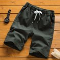 thumbnail image 6 of YUHAOTIN Mens Athletic Shorts with Pockets Cotton Mens Summer Comfortable Casual Lace up Straight Tube Type Beach Shorts Biking Shorts for Men Liner Mens Shorts Cargo Camo, 6 of 6