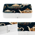 thumbnail image 4 of Arabic Teapot PU Leather Necklace Holder with Removable Compartment and Portable Organizer Box Jewelry Display Case Jewelry Boxes, 4 of 6