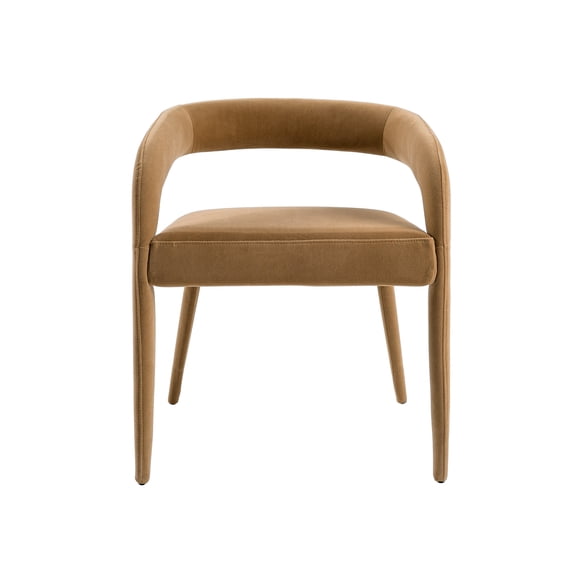 Modrest Mundra - Modern Tan Fabric Dining Chair