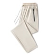 thumbnail image 1 of Men's Casual Pants Uni Stretch Quick Drying Elastic Waist Drawstring for Comfortable Daily Wear and Outdoor Activities Versatile and Breathable for All-Day Comfort Durable Fabric Design, 1 of 3
