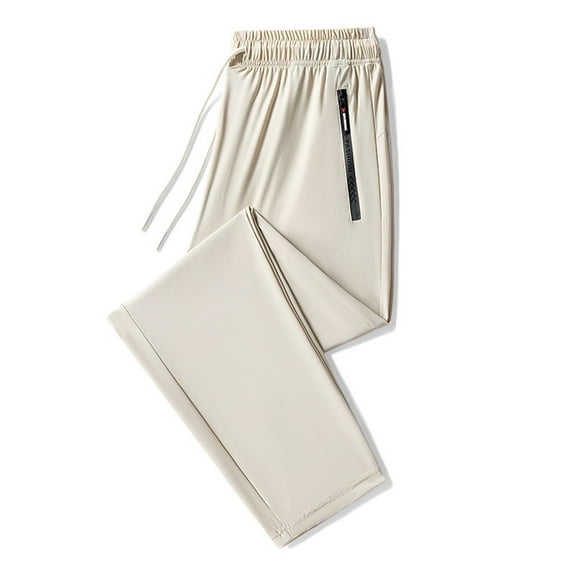 GBSYEWXS Trousers For Men Drawstring Waist Sport Casual Khaki