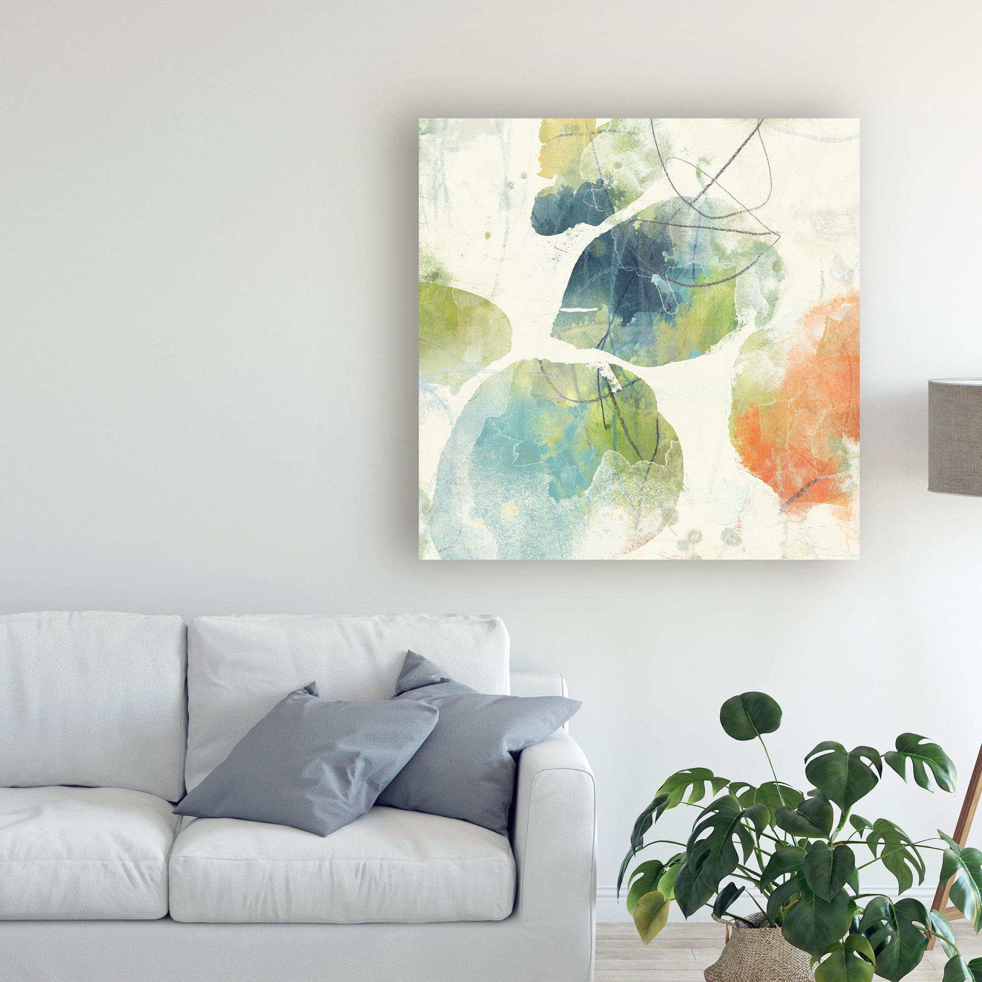 Trademark Fine Art 'Color Motion Ii' Canvas Art by June Erica Vess