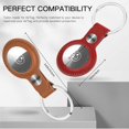 thumbnail image 2 of 4 Pack Étui en Cuir PU pour AirTags Key Finder (Traqueur de Localisation), Étui AirTags avec Porte-Clés, 2 of 5