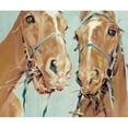 thumbnail image 3 of Droug, Anya 23x20 Black Modern Framed Museum Art Print Titled - Horses, 3 of 5