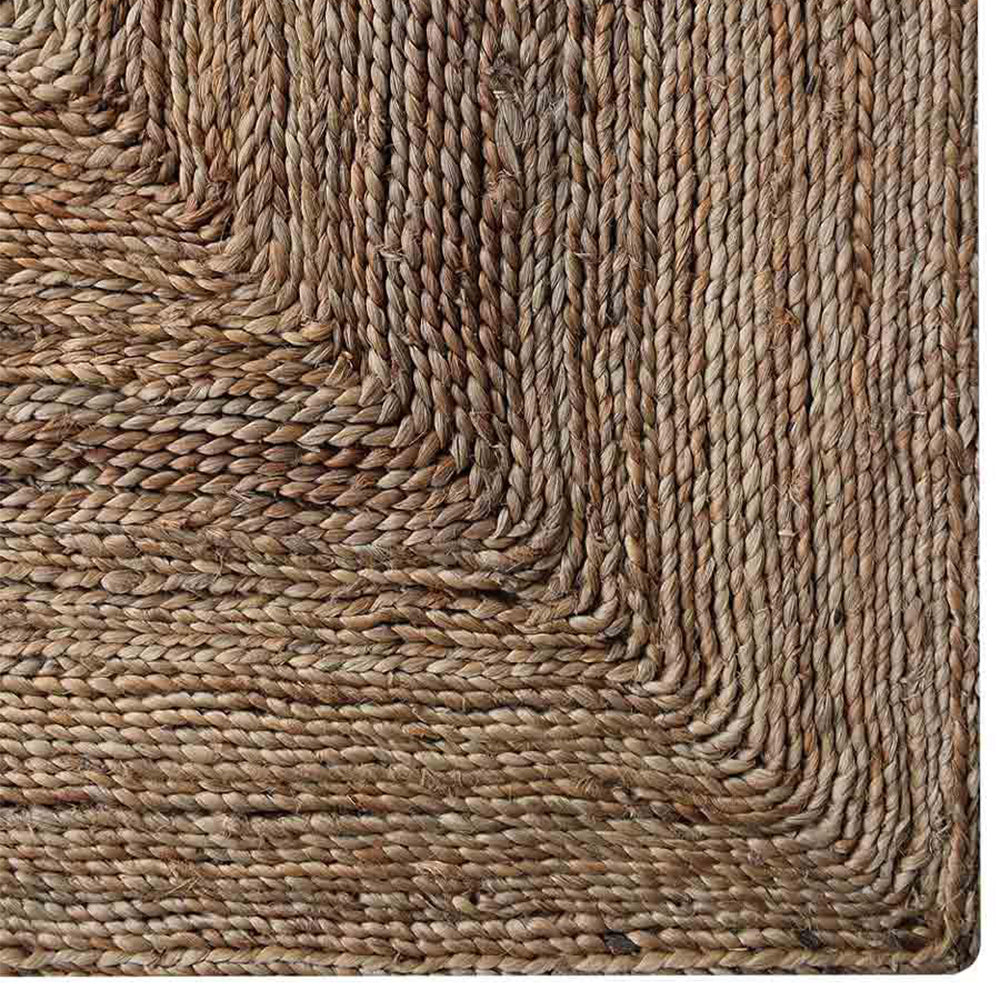 Rugsotic Carpets Hand Woven Jute 4'x6' Area Rug Contemporary Beige J00022