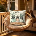 thumbnail image 4 of Luoshdecor Summer Home Throw Pillow Covers 18x18 in,Bless Our Home Floral Pillow Case for Home Outdoor Sofa Decor, 4 of 6