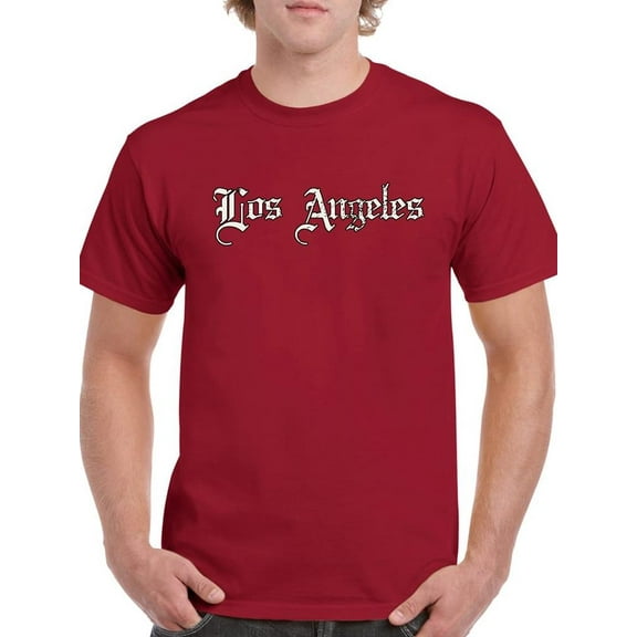 Los Angeles Quote T-Shirt Men -Image by Shutterstock, Male Medium
