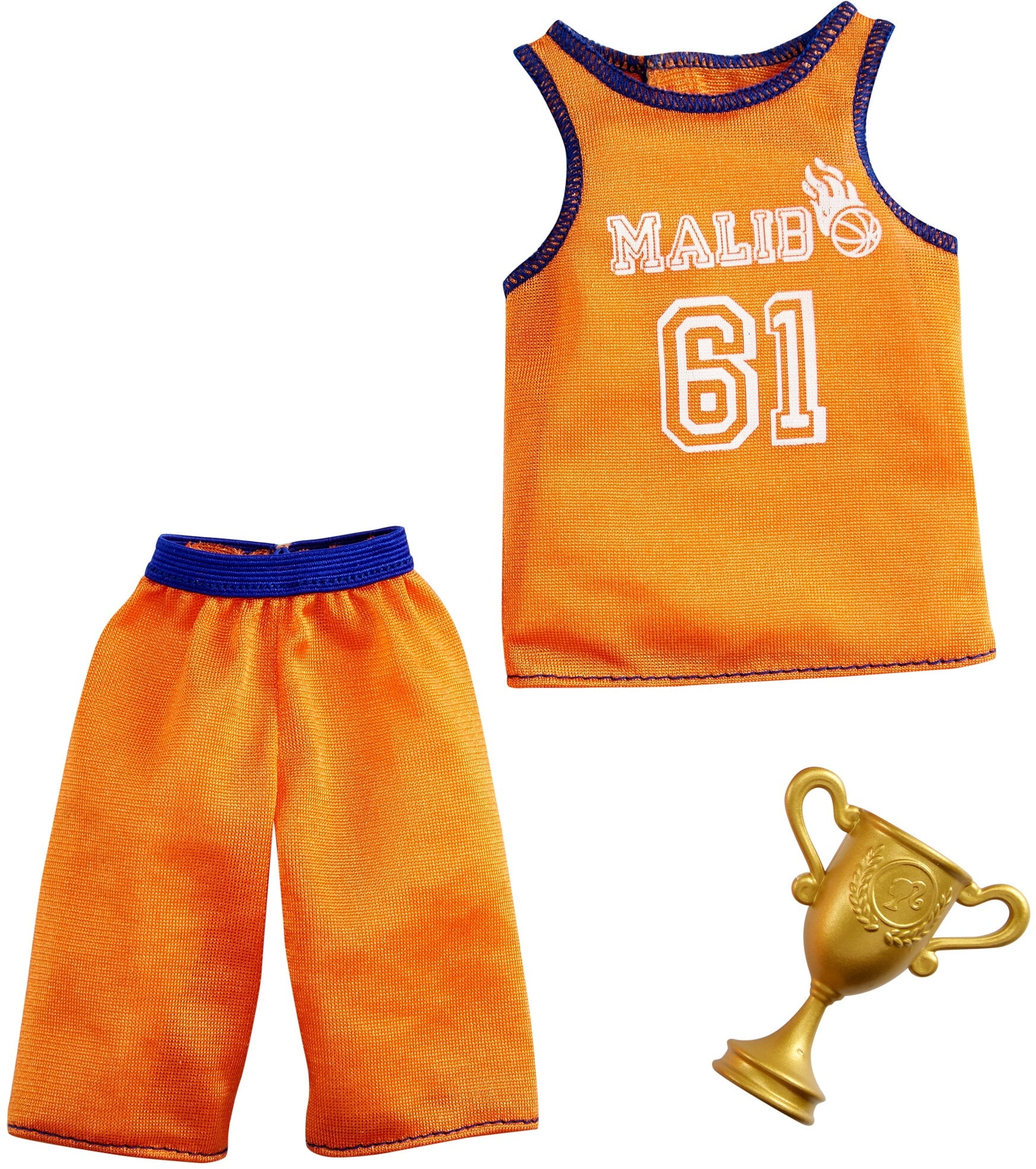 af hebben Manga droom Barbie Fashion Pack, Career Basketball Player Doll Clothes for Ken with 1  Team Uniform & 1 Trophy Accessory, Gift for Kids 3 to 8 Years Old -  Walmart.com