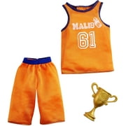 ​Barbie Fashion Pack, Career Basketball Player Doll Clothes for Ken with 1 Team Uniform & 1 Trophy Accessory, Gift for Kids 3 to 8 Years Old