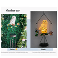thumbnail image 3 of SYKIXIB Solar Powered Wind Chime with LED Lights - Auto on/off, Weather-Resistant Iron Owl Design for Outdoor Garden, Patio, Yard Decor - Gift for Home & Party, 3 of 10