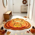 thumbnail image 6 of Fall Doormat Pumpkin Maple Leaves Strip Mat 19.69x23.62in Polyester Soft & Skidproof for Bathroom Kitchen Porch Entryway Thanksgiving Fall Doormat by MPOISVA, 6 of 6