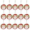 thumbnail image 1 of Fiudx Adornos Navideños de Madera, Diseño de Animales de Doble Cara, Proceso de Sublimación Duradero, Decoración Navideña Versátil, Regalo de Oficina, Juego de 15, 7 Cm de Diámetro, 1 of 7