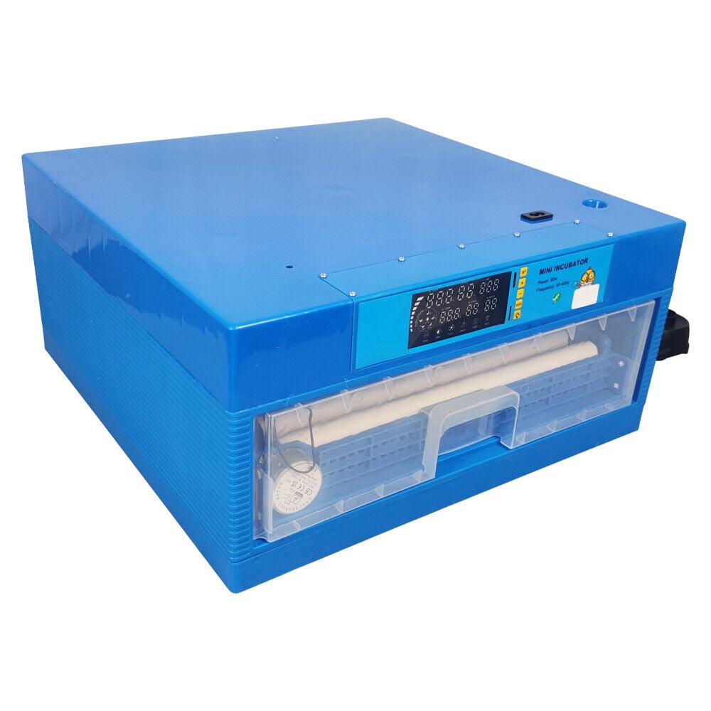 64 Bird Egg Incubators with Temperature and Humidity Dual Display 110V