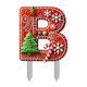 thumbnail image 1 of 26 Piezas De Adornos Con Letras Para Navidad Para Exteriores, Insertos Para El Suelo Del Árbol De Navidad, Decoración Para Exteriores, Insertos Con Letras Con Motivos Navideños, Insertos Acrílicos 2, 1 of 4