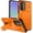 Orange, variant on Case for Samsung Galaxy A17 4G / 5G / A26 5G 6.7" with Invisible Fold Holder Stand, Magnetic Wireless Charging,Sliding camera casing,Shockproof Dropproof Tough Rugged Protective Case Cover,Green