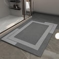 thumbnail image 4 of Diatomaceous Earth Bath Mat, Absorbent Fast Drying Bathroom Rug, Non Slip Rubber Backing Floor Mat for Shower Tub, 4 of 6