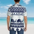 thumbnail image 6 of Kll Men'S Hawaiian Shirt Short Sleeve Button Down Beach Shirts-Sea Underwater Animals1, 6 of 8