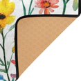 thumbnail image 3 of Yayeee Area Rugs for Living Room 5.2'x4' Non Slip Washable Bedroom Floor Carpet, Blue Wildflower Pattern, 3 of 5