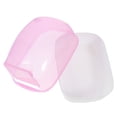 thumbnail image 1 of GAXIRE 2Ud Cubeta Rosa Para Bañarse De Hámster Con Transparente Fácil De Usar En Casa, 1 of 5