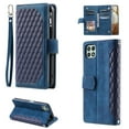 thumbnail image 1 of Allytech for Samsung A22 Case 4G, Premium Folio PU Leather Zipper Wallet Card Slots Crossbody with Shoulder/Wrist Strap Magnetic Flip Holder Phone Cover For Samsung Galaxy A22 4G,
Blue, 1 of 11