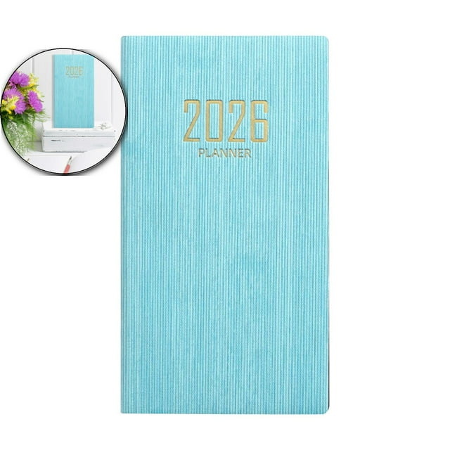 Dvruxg 2025 Pocket Planner Monthly Weekly Daily Journal A7 Notepad Agenda Calendar Notebook Schedule Book Appointment Planner Time Management Planner Home Office Supplies